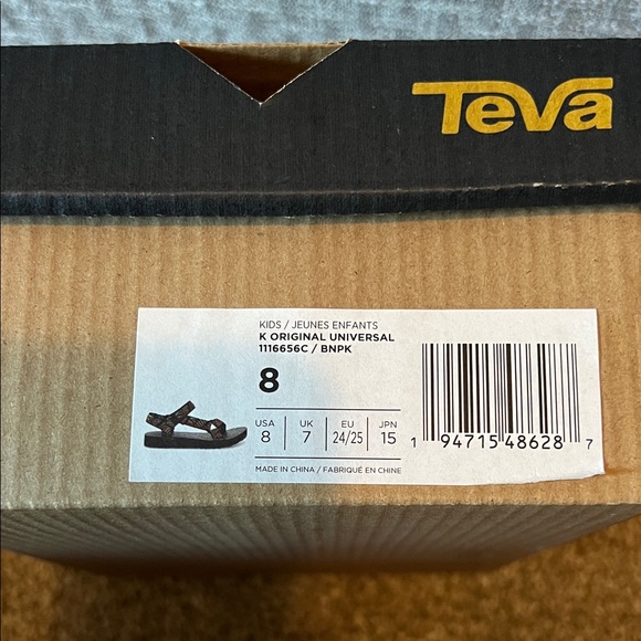 Teva Other - Teva Kids' Black Universal Sandals
